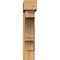 Ekena Millwork Balboa Block Smooth Bracket w/ Offset Brace, Western Red Cedar, 7 1/2"W x 32"D x 36"H BKT0806X32X36BOA05SWR - alternate 2